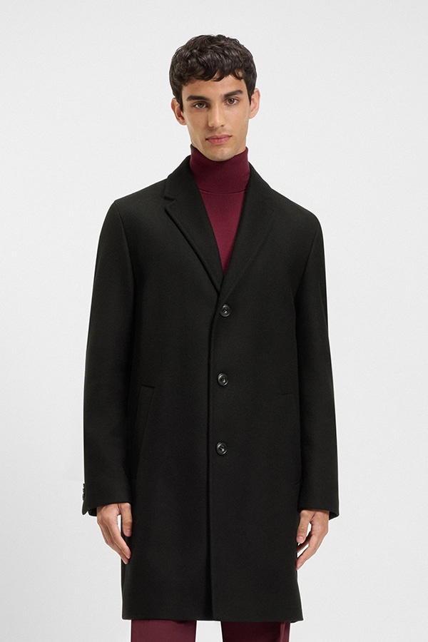 ΠΑΛΤΟ HUGO - 001 ΜΑΥΡΟ